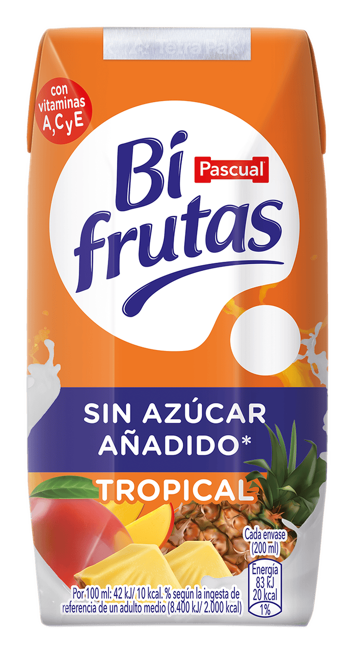 Bifrutas Original Tropical Sin Azúcar Añadido 200ml